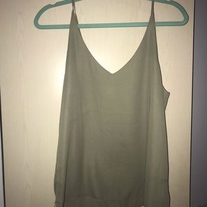 Green tank top